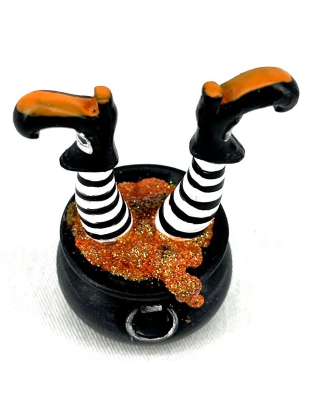 Dollhouse Halloween Miniatures Skulls Witches Legs Tiny Decor 3.25" Lot of 4 - Picture 6 of 10